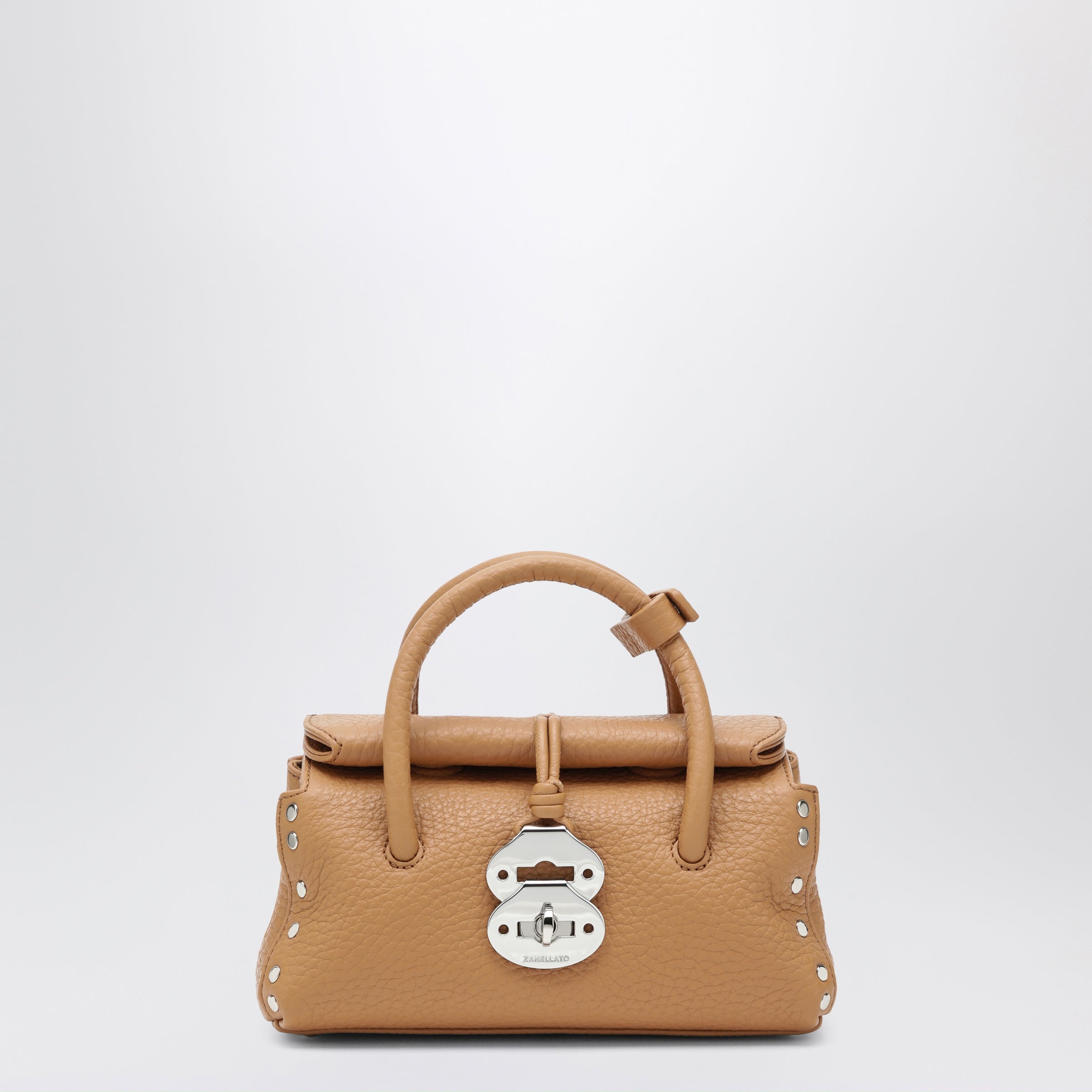 Dotta Baby amaretto grained leather bag Dotta Baby amaretto grained leather bag