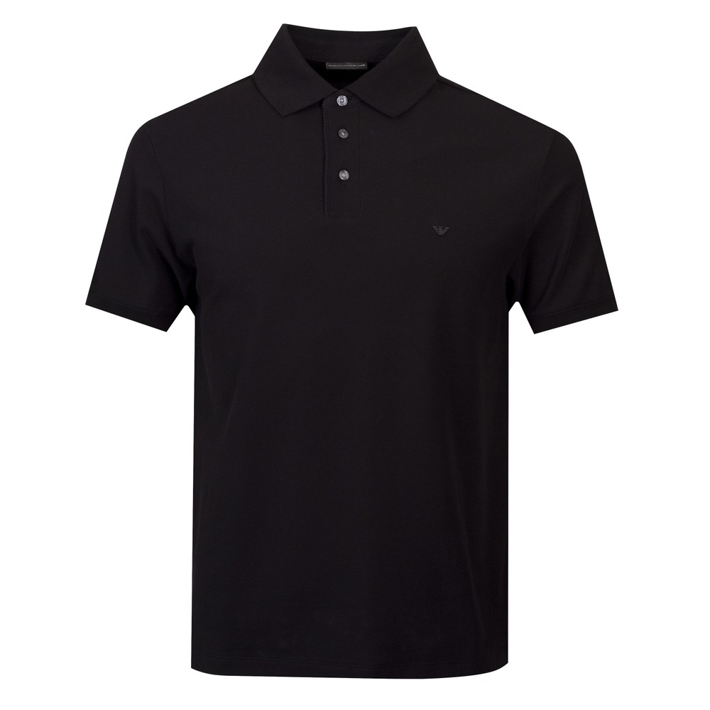 Placket Trim Polo Shirt Placket Trim Polo Shirt