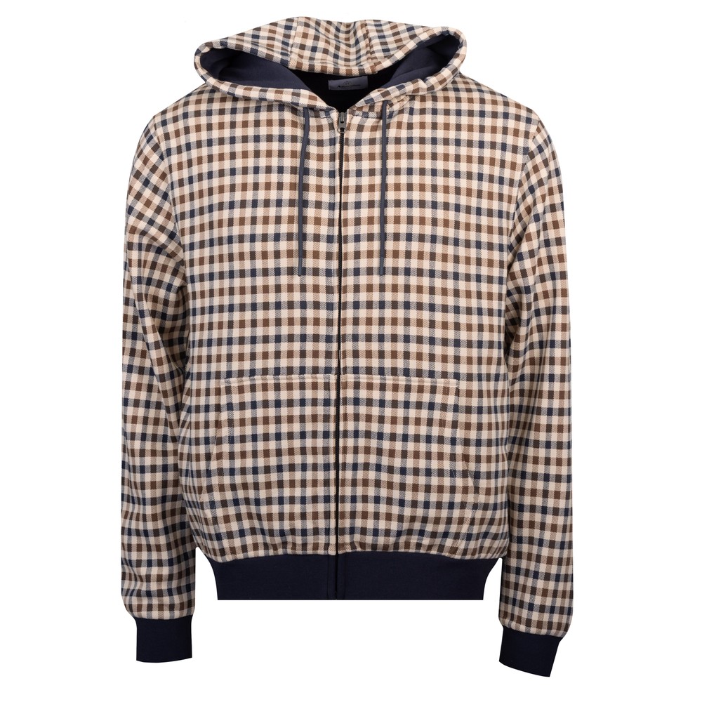 Active Club Check Full Zip Hoodie Active Club Check Full Zip Hoodie