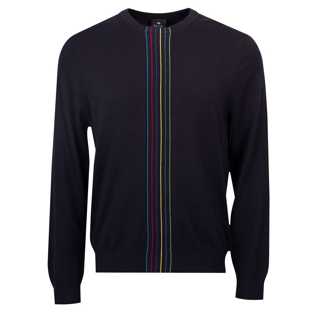 Central Stripe Crew Neck Jumper Central Stripe Crew Neck Jumper