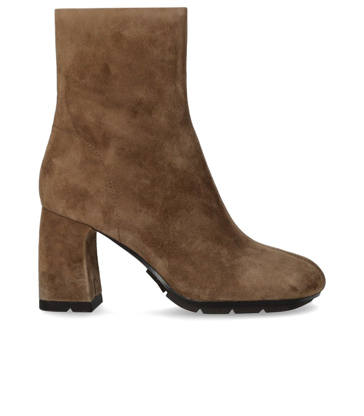ASH ECLAT BEIGE HEELED ANKLE BOOT ASH ECLAT BEIGE HEELED ANKLE BOOT