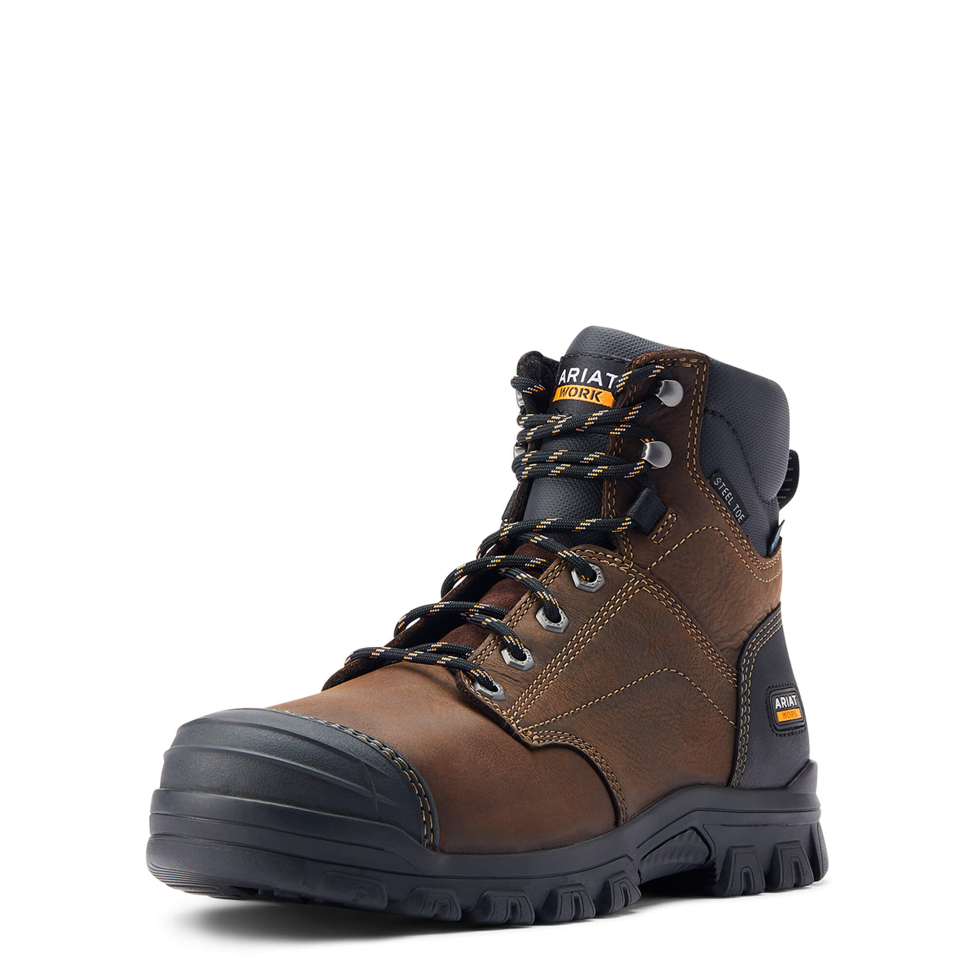 Men’s Treadfast ” Waterproof Steel Toe Work Boots in Dark Brown, D Medium Width, Size , by Ariat Men’s Treadfast ” Waterproof Steel Toe Work Boots in Dark Brown, D Medium Width, Size , by Ariat