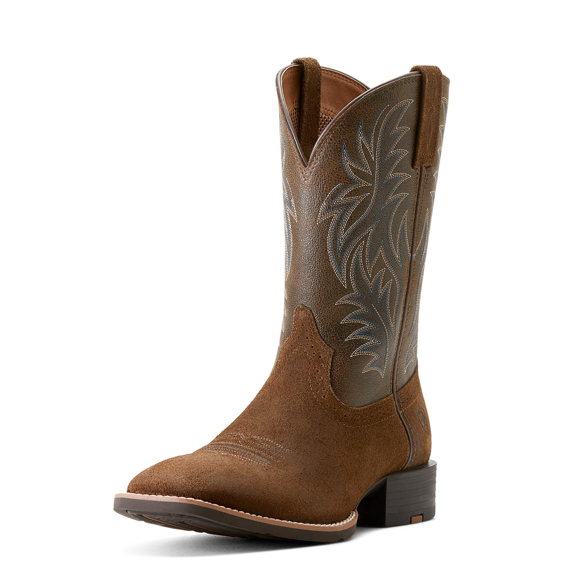 Men’s Sport Western Wide Square Toe Cowboy Boots in Mesa Tan Vintage Bomber Leather, D Medium Width, Size ., by Ariat Men’s Sport Western Wide Square Toe Cowboy Boots in Mesa Tan Vintage Bomber Leather, D Medium Width, Size ., by Ariat