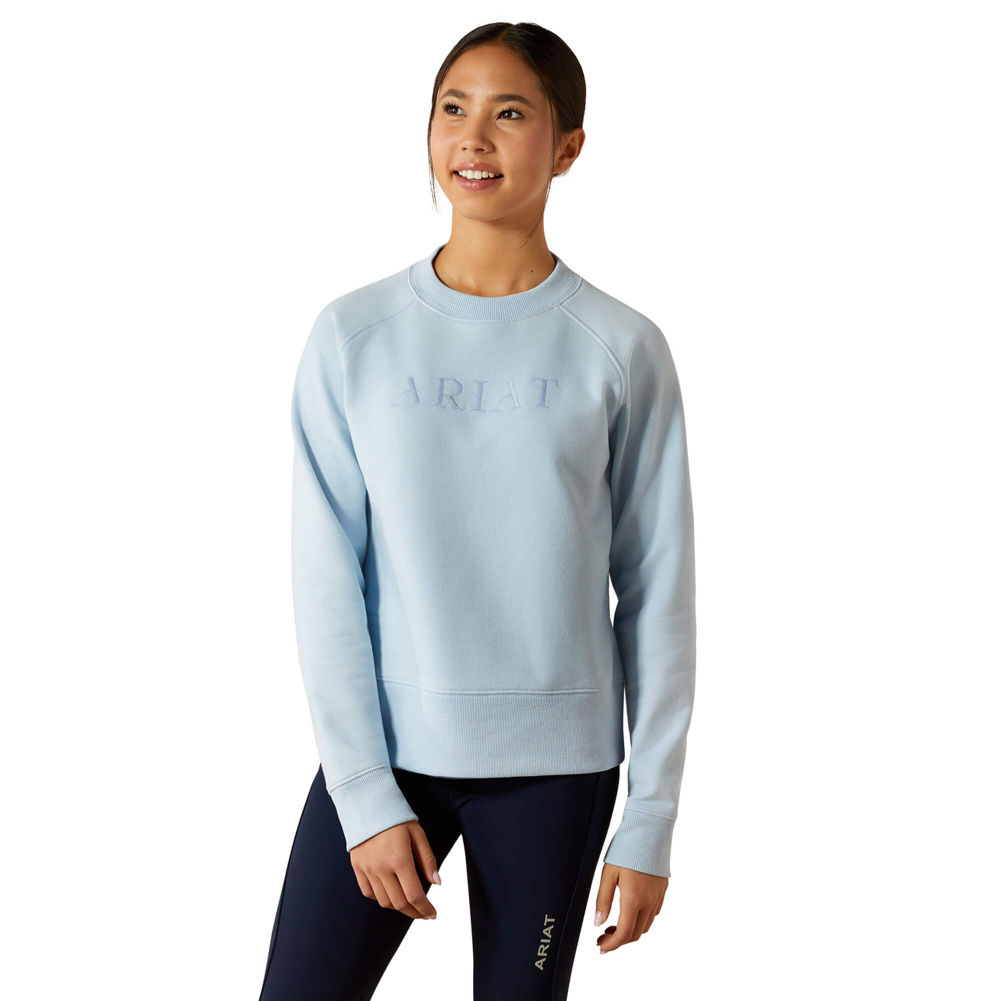 Kid’s Martine Sweatshirt Long Sleeve in Skyway, Size X-Large, by Ariat Kid’s Martine Sweatshirt Long Sleeve in Skyway, Size X-Large, by Ariat