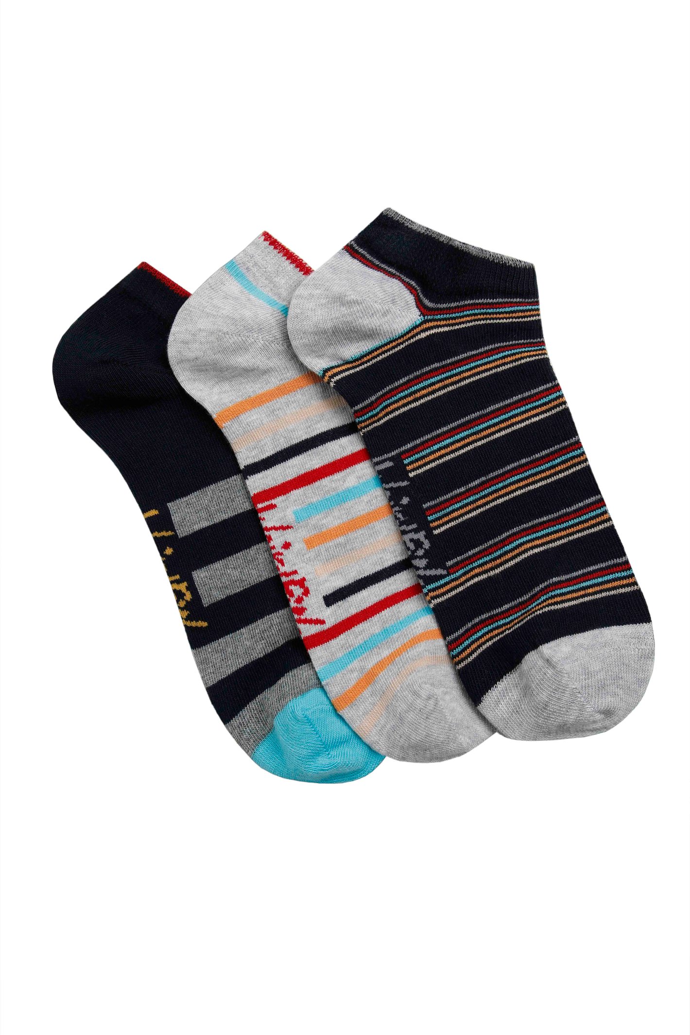 Weird Fish Rolph Trainer Socks Pack Navy Size –