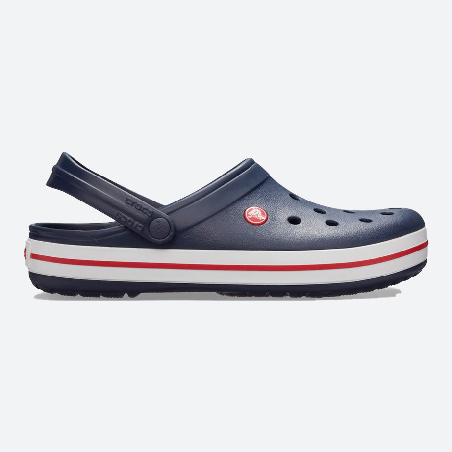 Men’s Crocs Crocband Clog Sandals, Navy E Men’s Crocs Crocband Clog Sandals, Navy E