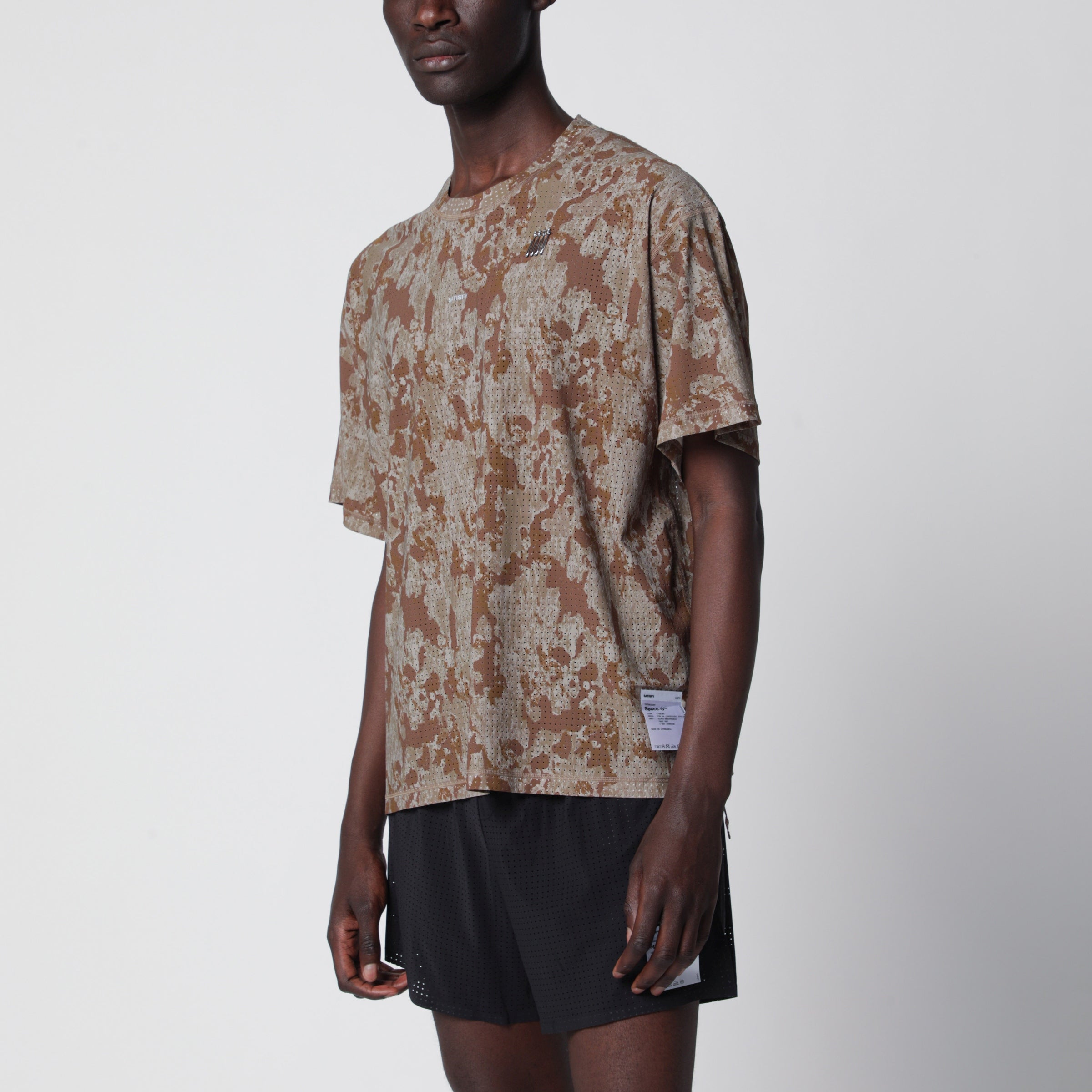 Camouflage Space-O shirt in perforated micro jersey Camouflage Space-O shirt in perforated micro jersey