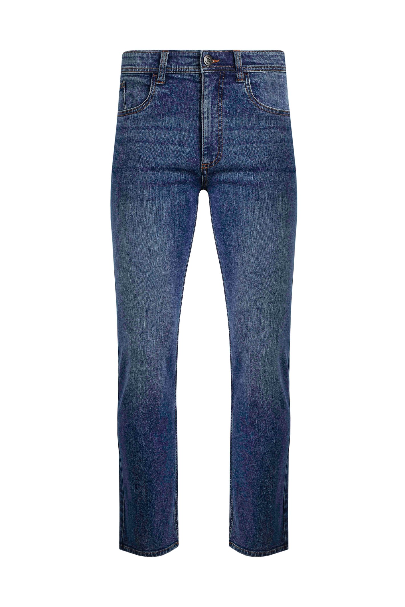 Weird Fish Eddie Straight Leg Denim Jeans Dark Denim Size Weird Fish Eddie Straight Leg Denim Jeans Dark Denim Size