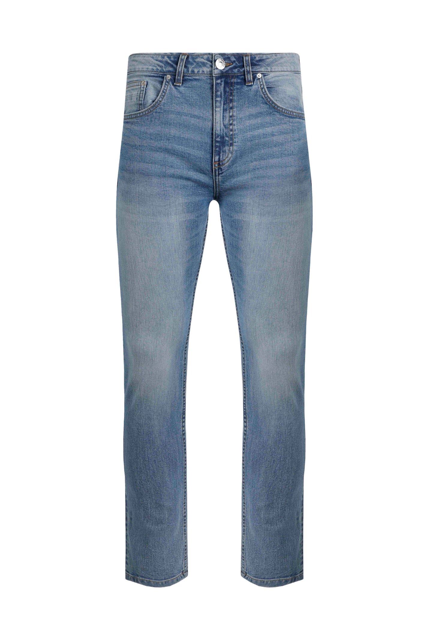 Weird Fish Eddie Straight Leg Denim Jeans Denim Size