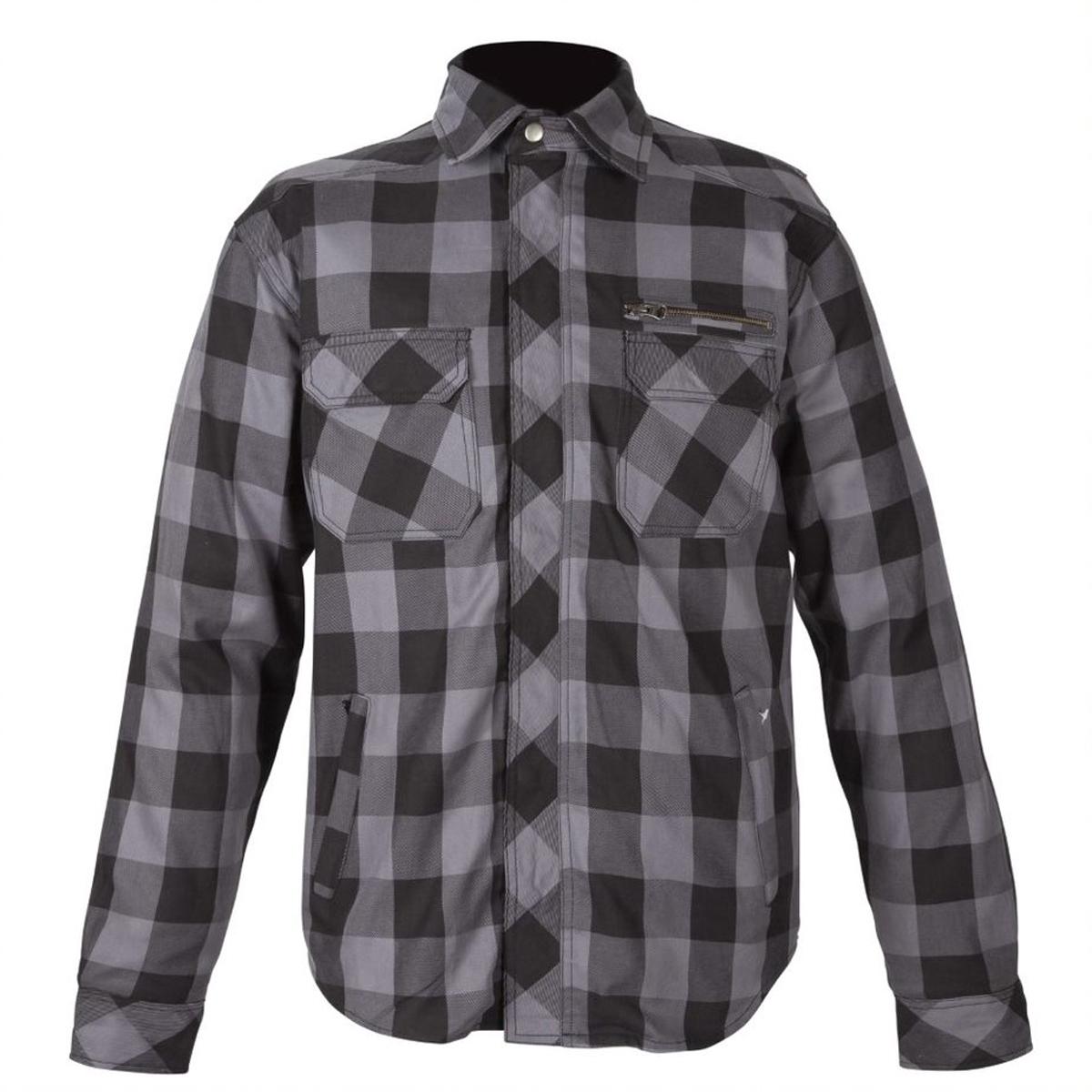 Spada Maine CE Check Riding Shirt Black & Grey – Spada Maine CE Check Riding Shirt Black & Grey –