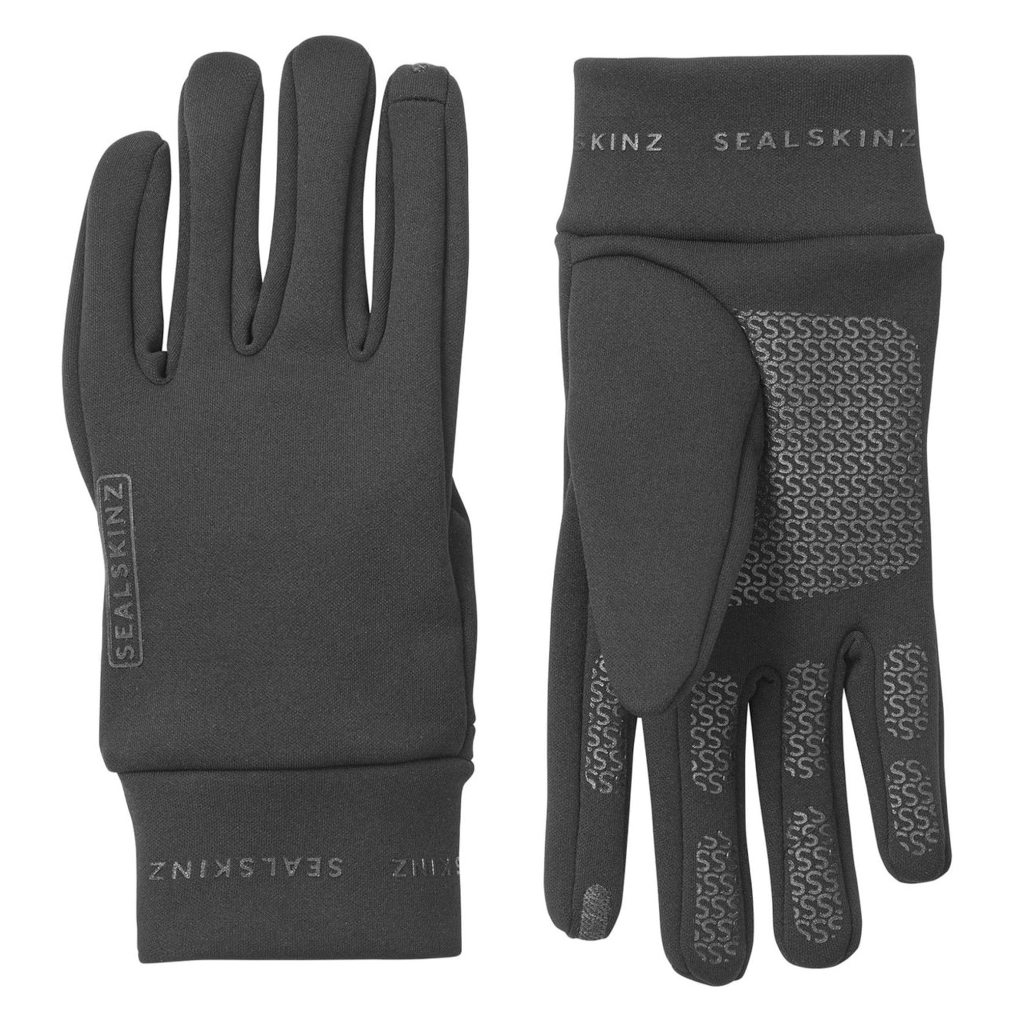 Mens Water Repellent Nano Fleece Gloves – M Black Mens Water Repellent Nano Fleece Gloves – M Black