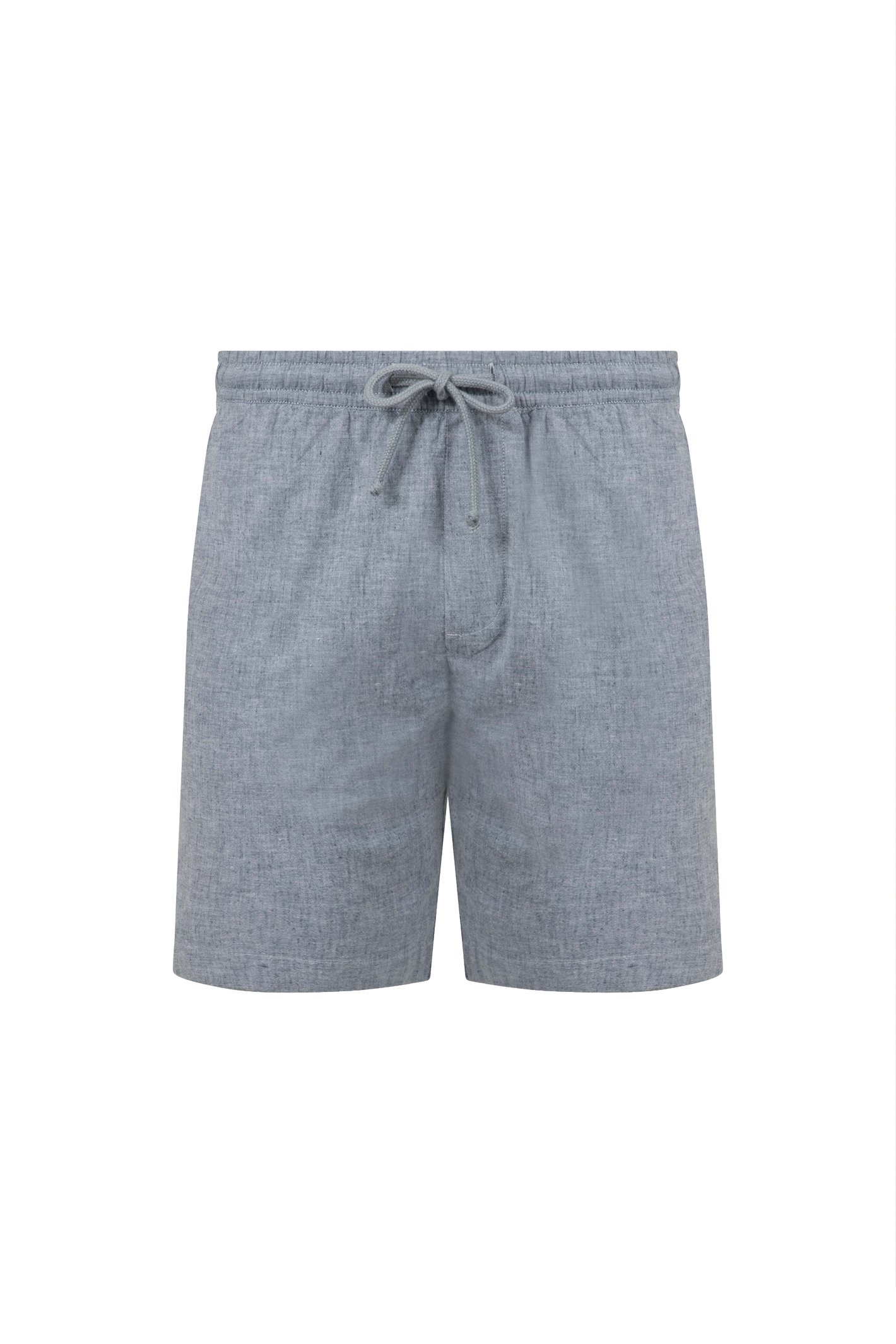 Weird Fish Wester Relaxed Linen Rich Shorts Denim Size Weird Fish Wester Relaxed Linen Rich Shorts Denim Size