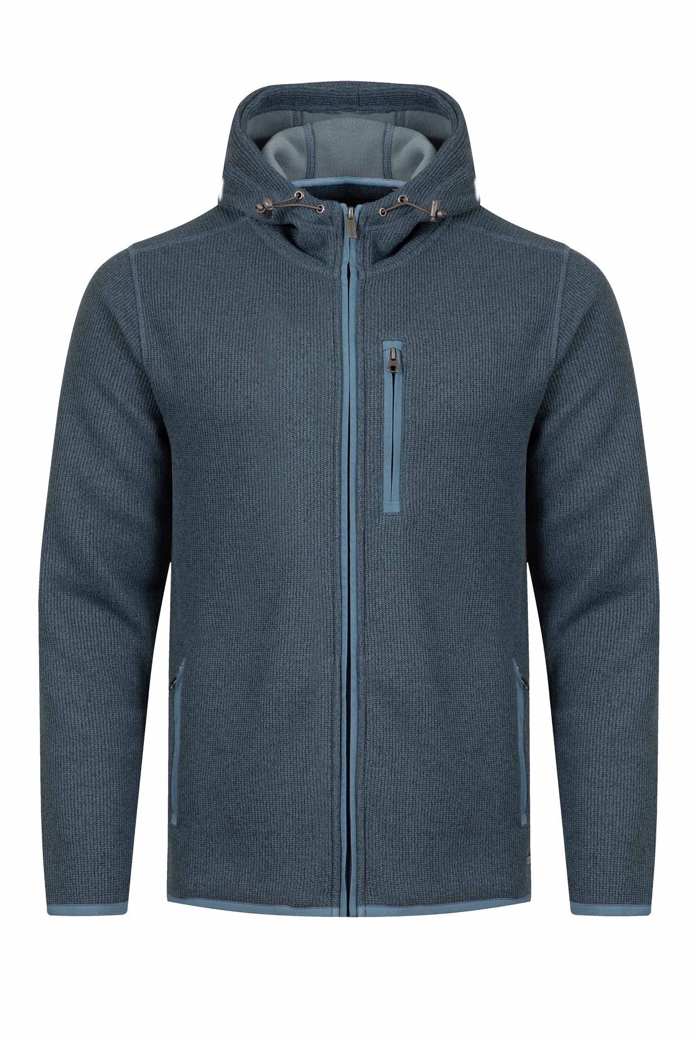 Weird Fish Lockie Full Zip Bonded Fleece Hoodie Blue Mirage Size Weird Fish Lockie Full Zip Bonded Fleece Hoodie Blue Mirage Size
