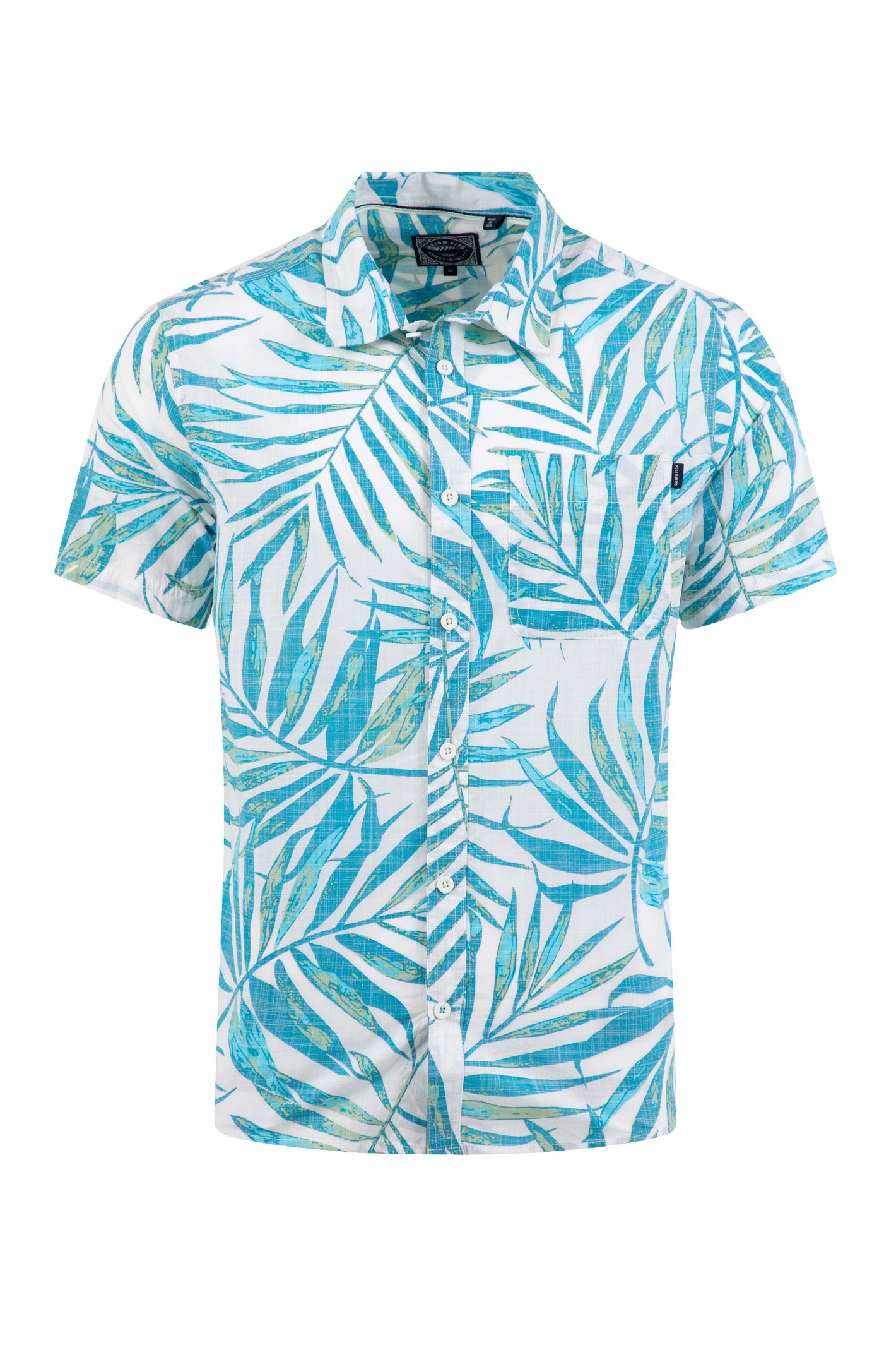 Weird Fish Faraway Short Sleeve Printed Shirt White Size