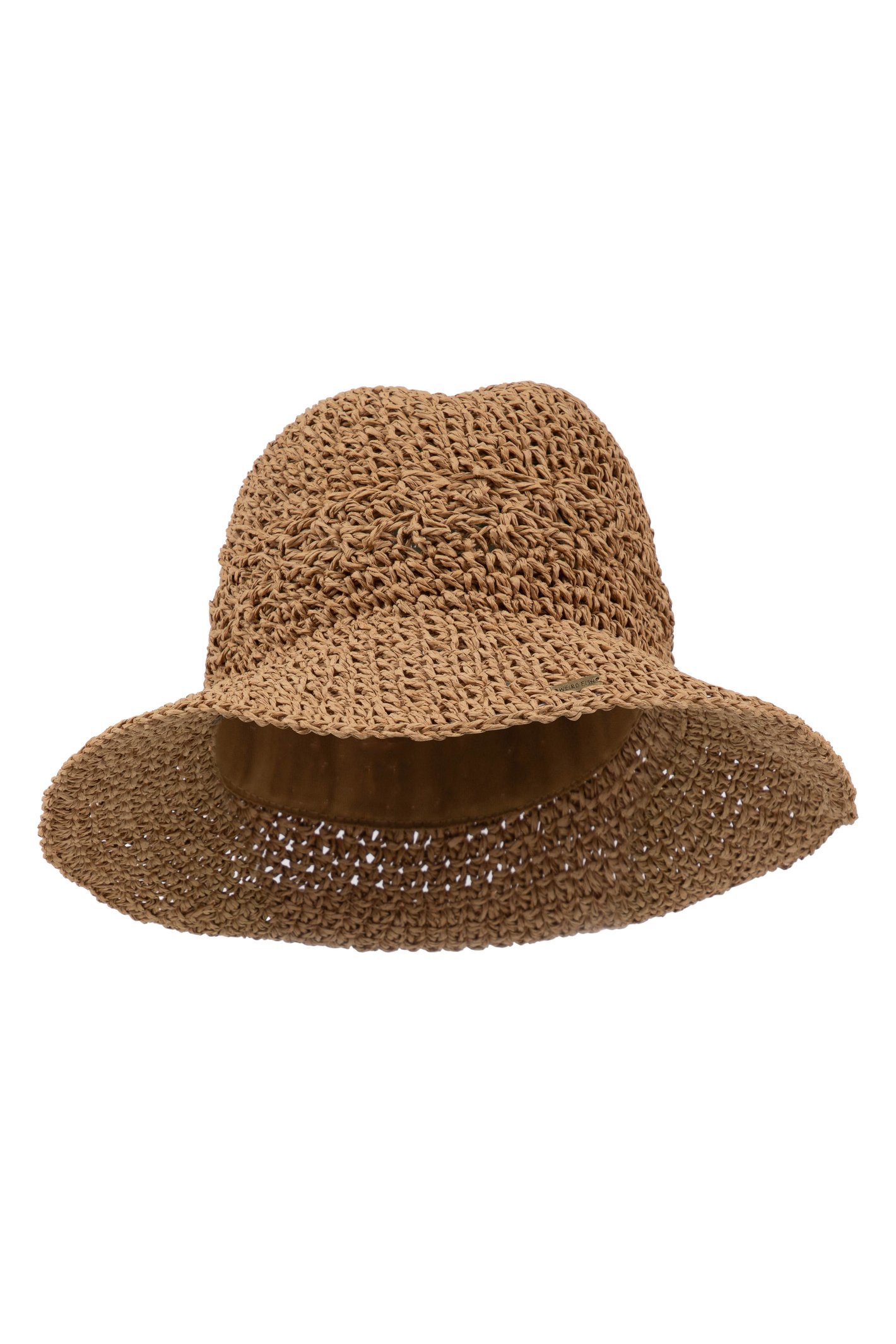 Weird Fish Myra Straw Bucket Hat Natural Size ONE Weird Fish Myra Straw Bucket Hat Natural Size ONE