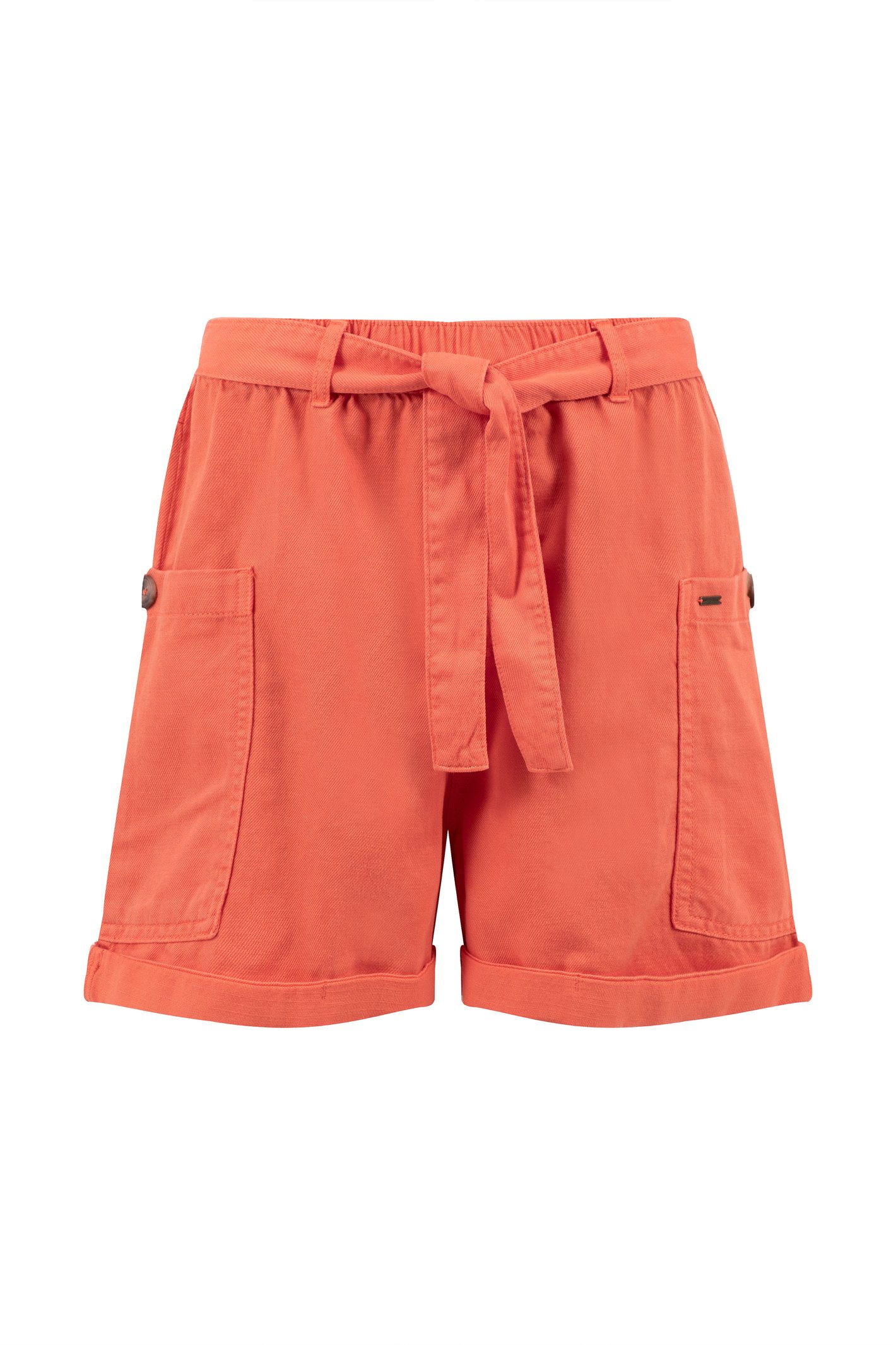 Weird Fish Cynthia Cotton Twill Shorts Jaffa Size Weird Fish Cynthia Cotton Twill Shorts Jaffa Size