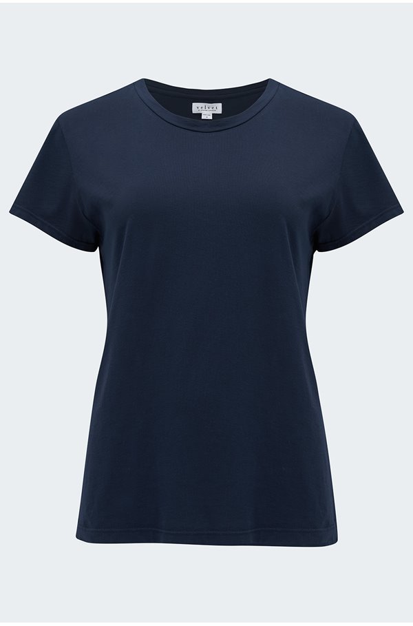 Velvet – Trisha Shirt in Navy