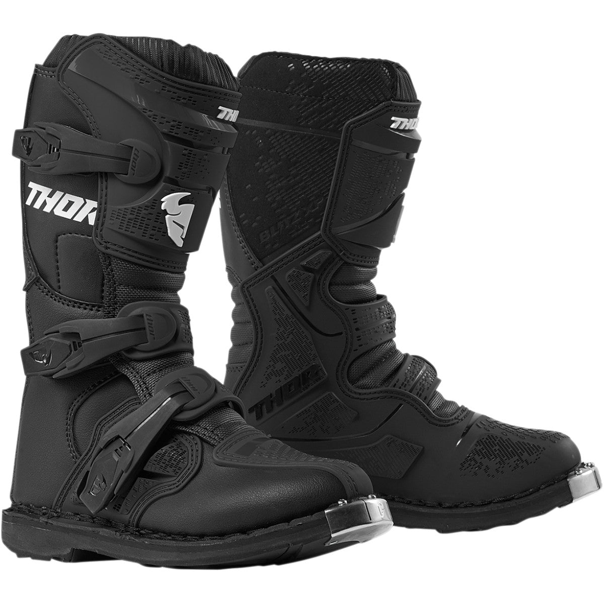 Thor Blitz XP Youth Motocross Boots – Black | Thor Blitz XP Youth Motocross Boots – Black |