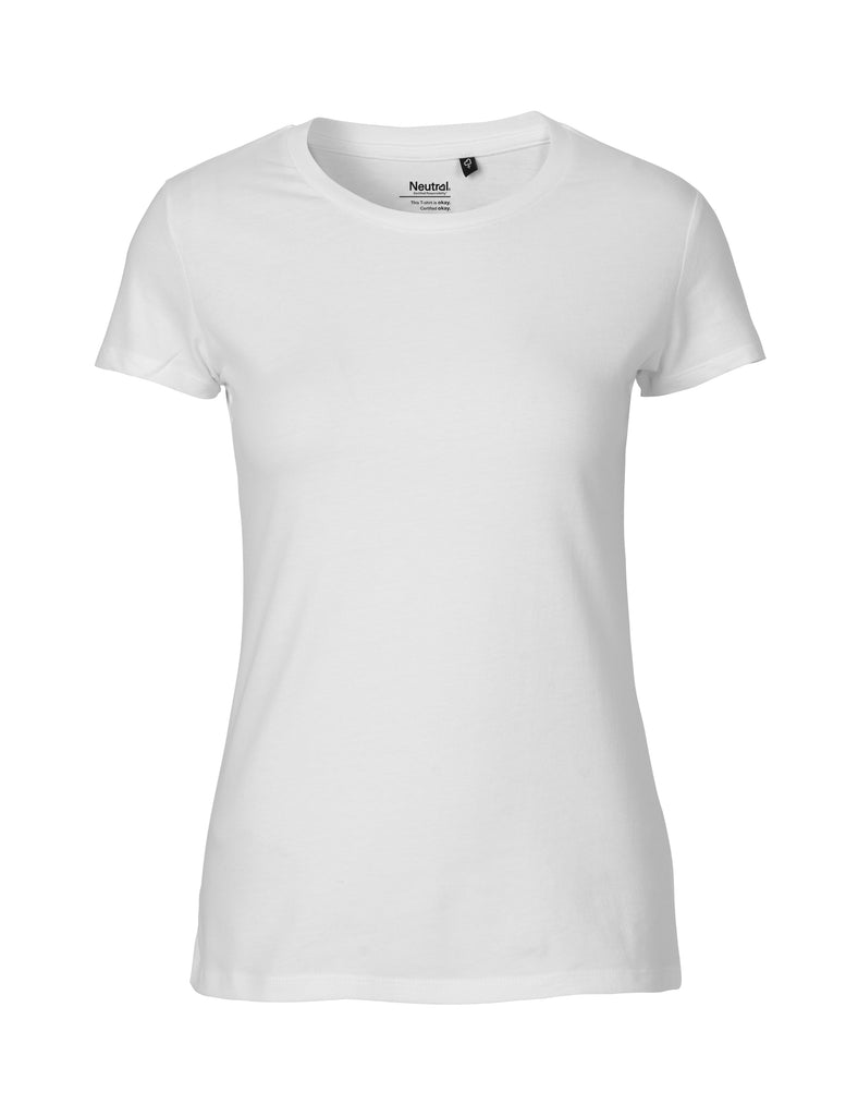 Fairtrade Organic Ladies shirt – L White Fairtrade Organic Ladies shirt – L White