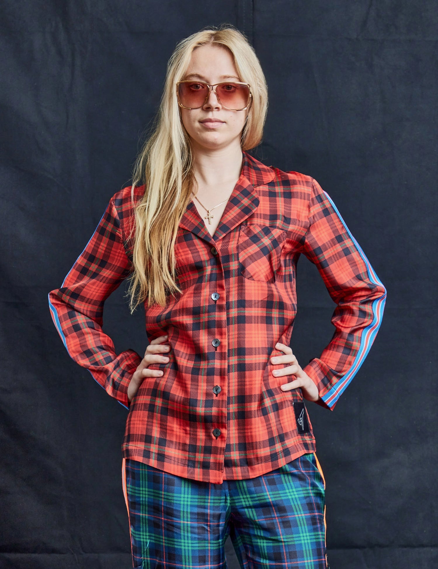 Sexual Healing Red Silk Shirt Sexual Healing Red Silk Shirt
