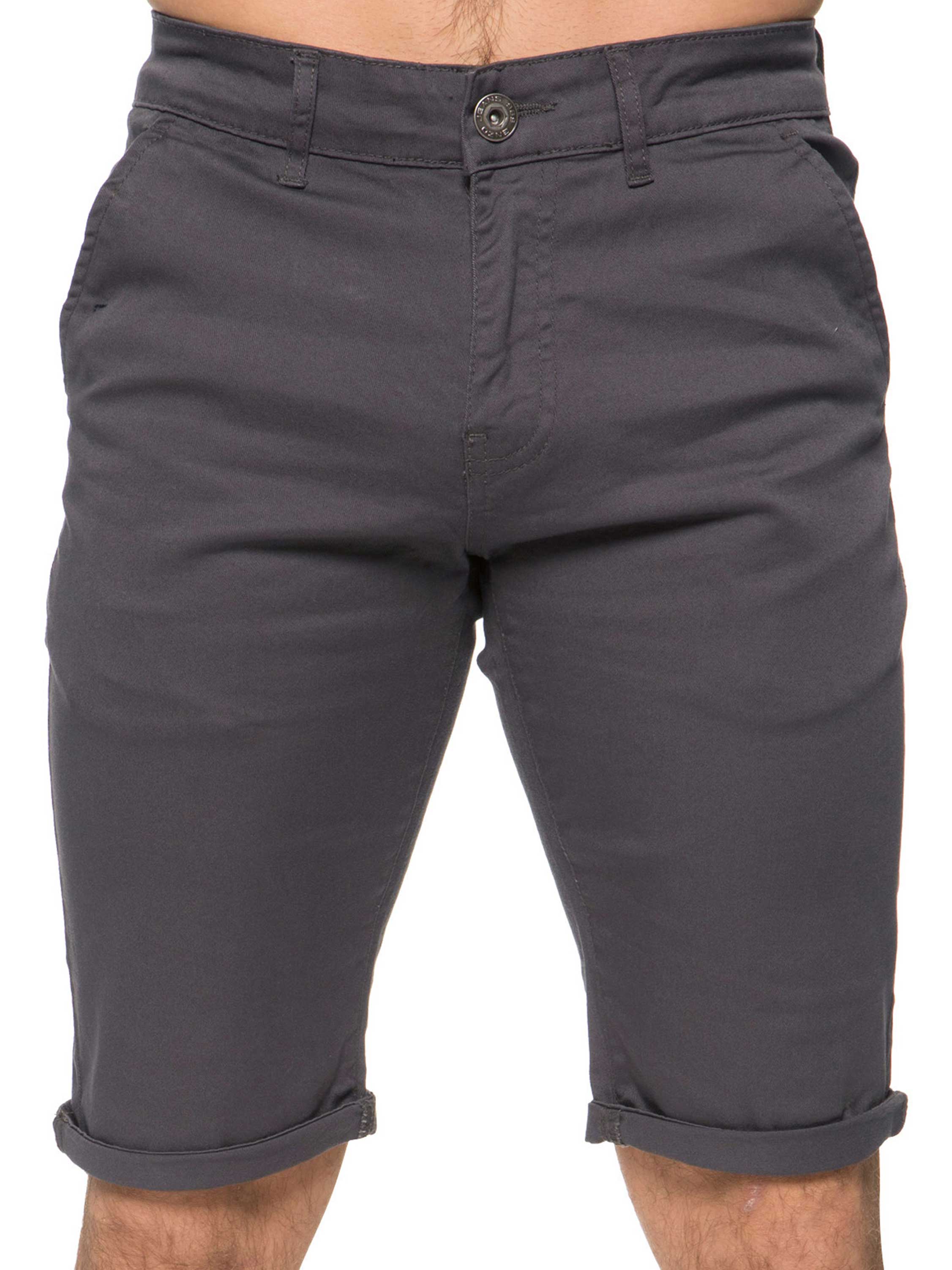 Mens Slim Fit Stretch Chino Shorts