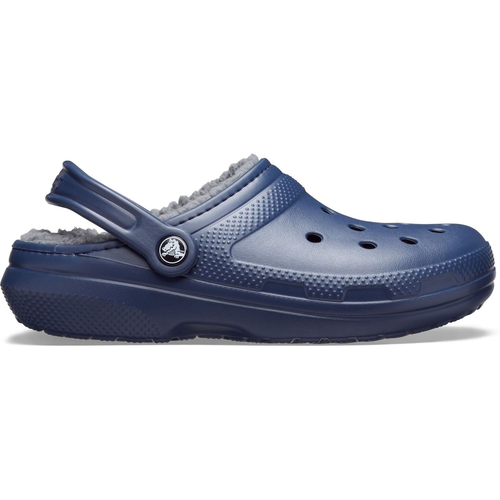 Men’s Crocs Classic Lined Clog Sandals, NavyCharcoal E Men’s Crocs Classic Lined Clog Sandals, NavyCharcoal E