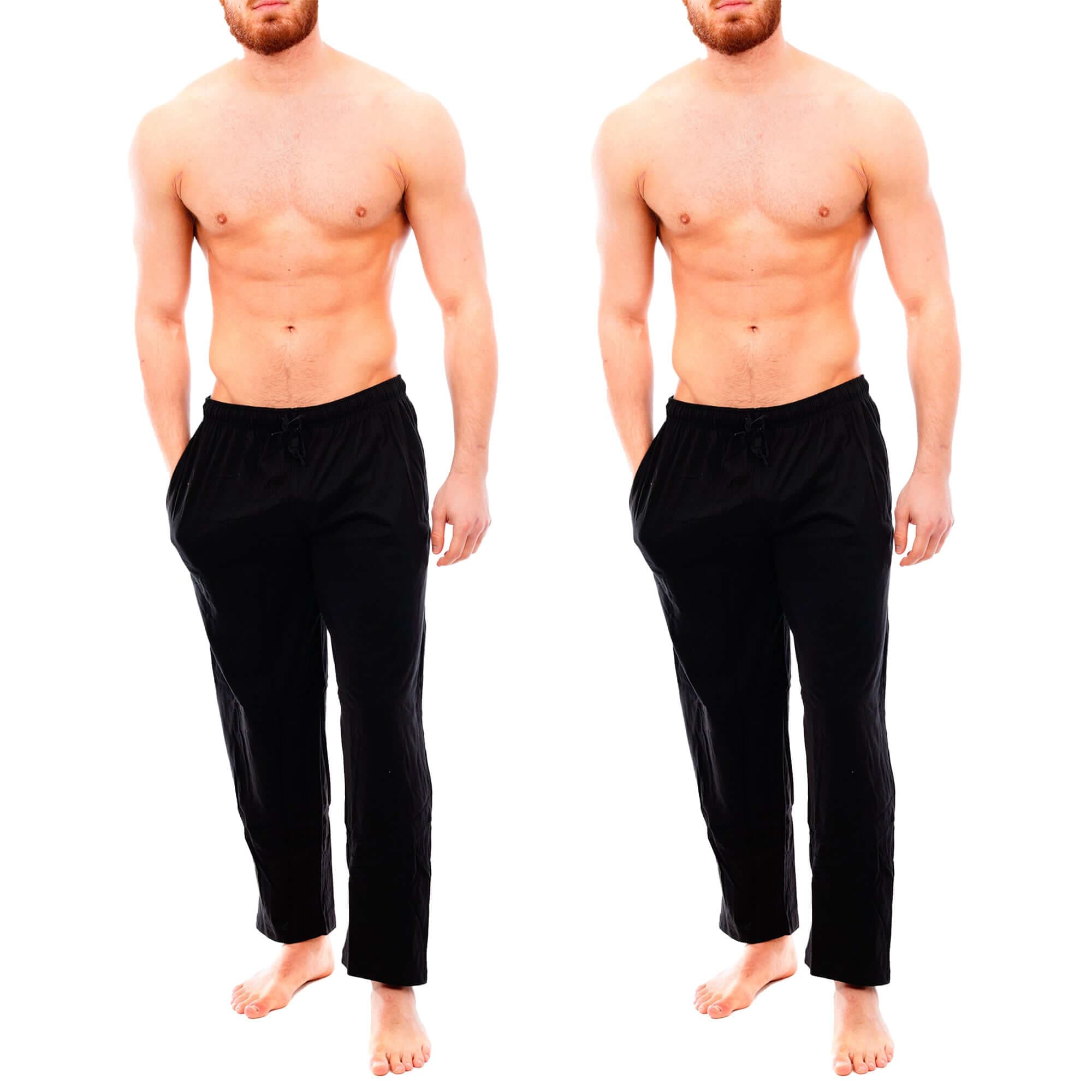Pack Men’s Cotton Lounge Bottoms Stretchable PJ Pants Available in Black Navy Grey Durable and Cozy Loungewear Medium to – BLACKBLACK Pack Men’s Cotton Lounge Bottoms Stretchable PJ Pants Available in Black Navy Grey Durable and Cozy Loungewear Medium to – BLACKBLACK