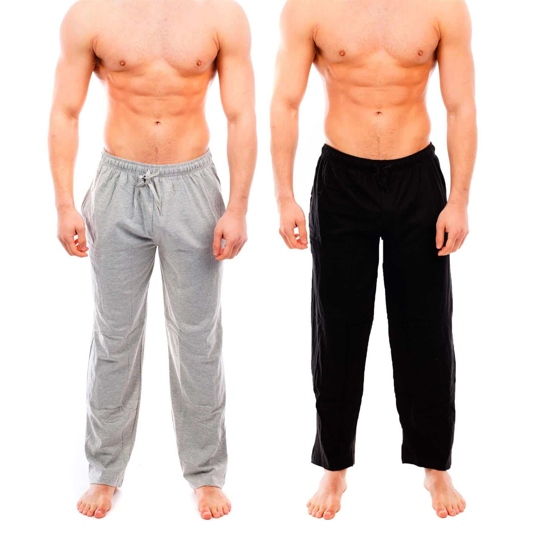 Pack Men’s Cotton Lounge Bottoms Stretchable PJ Pants Available in Black Navy Grey Durable and Cozy Loungewear Medium to – BLACK GREY Pack Men’s Cotton Lounge Bottoms Stretchable PJ Pants Available in Black Navy Grey Durable and Cozy Loungewear Medium to – BLACK GREY