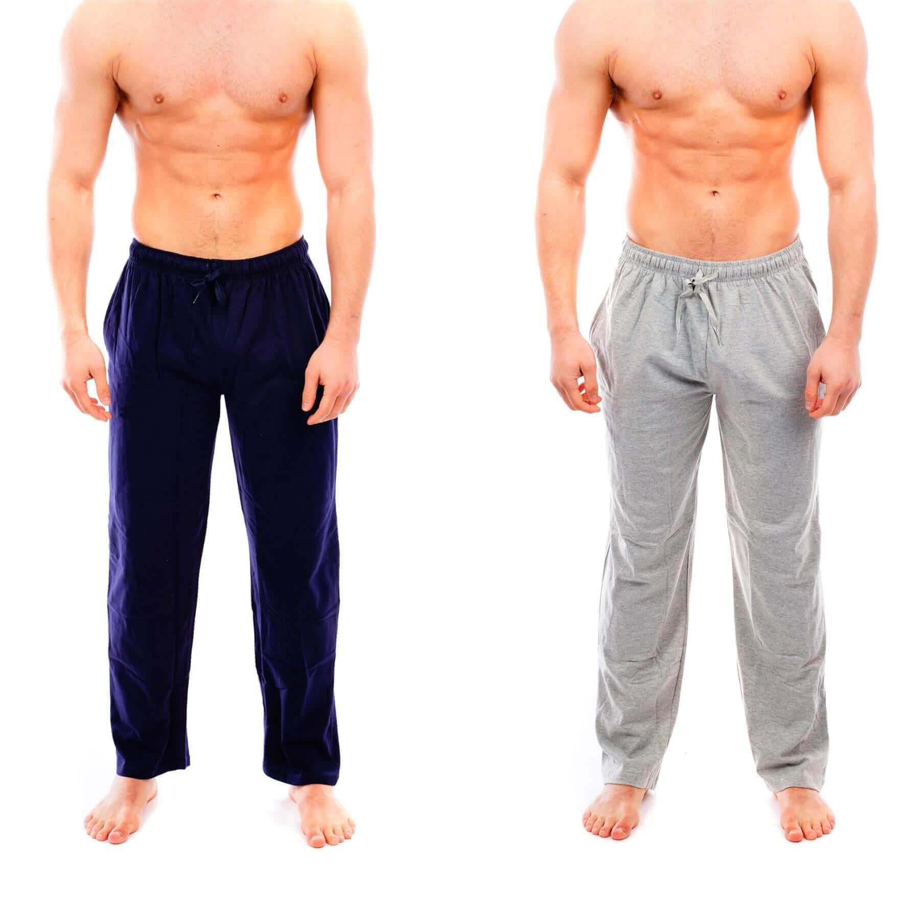 Pack Men’s Cotton Lounge Bottoms Stretchable PJ Pants Available in Black Navy Grey Durable and Cozy Loungewear Medium to – NAVY GREY Pack Men’s Cotton Lounge Bottoms Stretchable PJ Pants Available in Black Navy Grey Durable and Cozy Loungewear Medium to – NAVY GREY