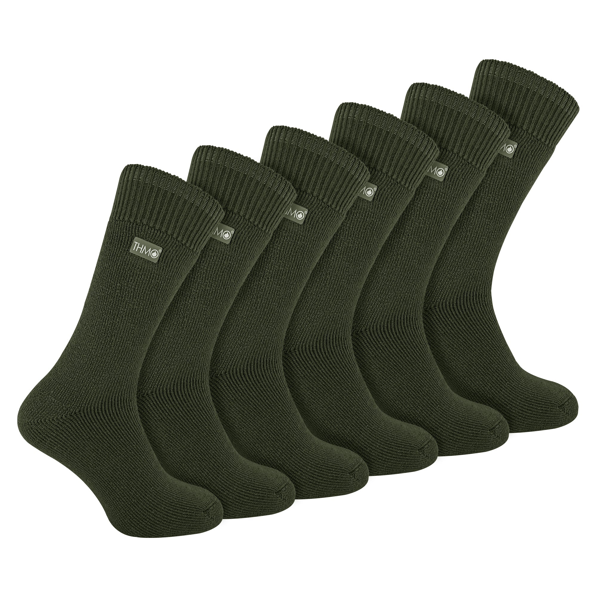 Mens Thick Winter Thermal Socks with Seamless Toe Multipack Options – – Forest Green Pack Mens Thick Winter Thermal Socks with Seamless Toe Multipack Options – – Forest Green Pack