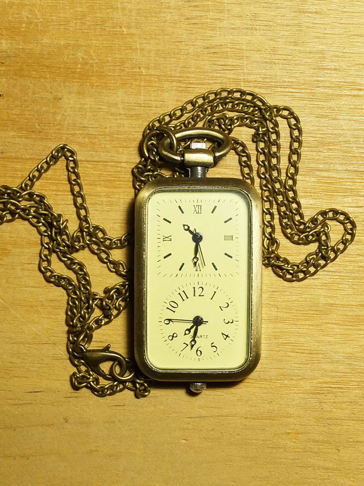 Blond Vintage Accessory Aristocrat Retro Pocket Watch For Men