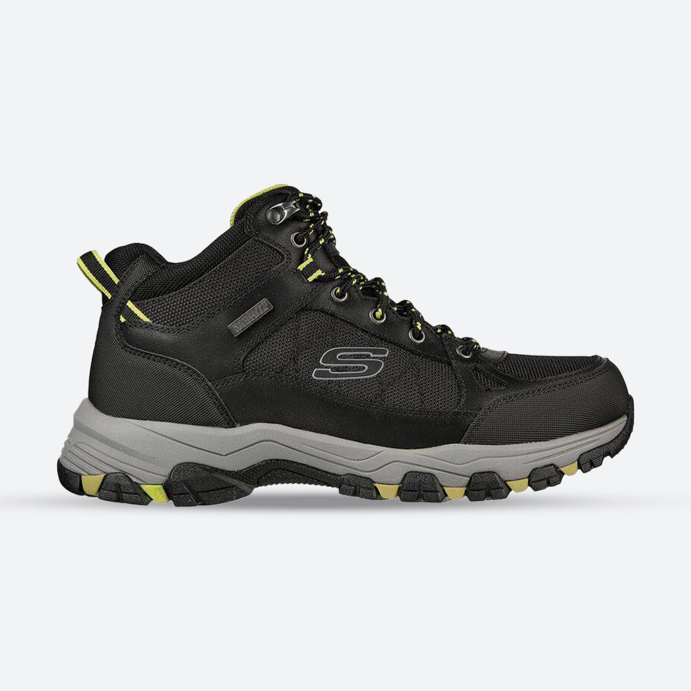 Men’s Relaxed Fit Skechers Selmen Melano Hiking Boots – Black, Black E Men’s Relaxed Fit Skechers Selmen Melano Hiking Boots – Black, Black E