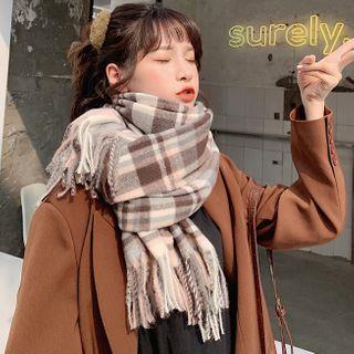 Plaid Scarf Gray Plaid Scarf Gray