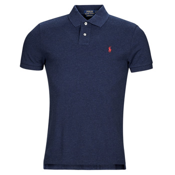Polo Ralph Lauren KSC-SSKCCMSLM-SHORT SLEEVE-KNIT men’s Polo shirt in Marine Polo Ralph Lauren KSC-SSKCCMSLM-SHORT SLEEVE-KNIT men’s Polo shirt in Marine