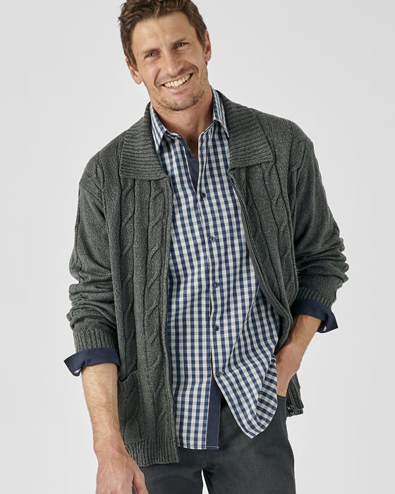 Damart Zipped Cardigan Damart Zipped Cardigan