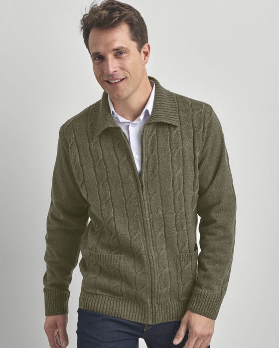 Damart Zipped Cardigan Damart Zipped Cardigan