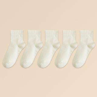 Set of : Plain Crew Socks Pairs – Beige Set of : Plain Crew Socks Pairs – Beige