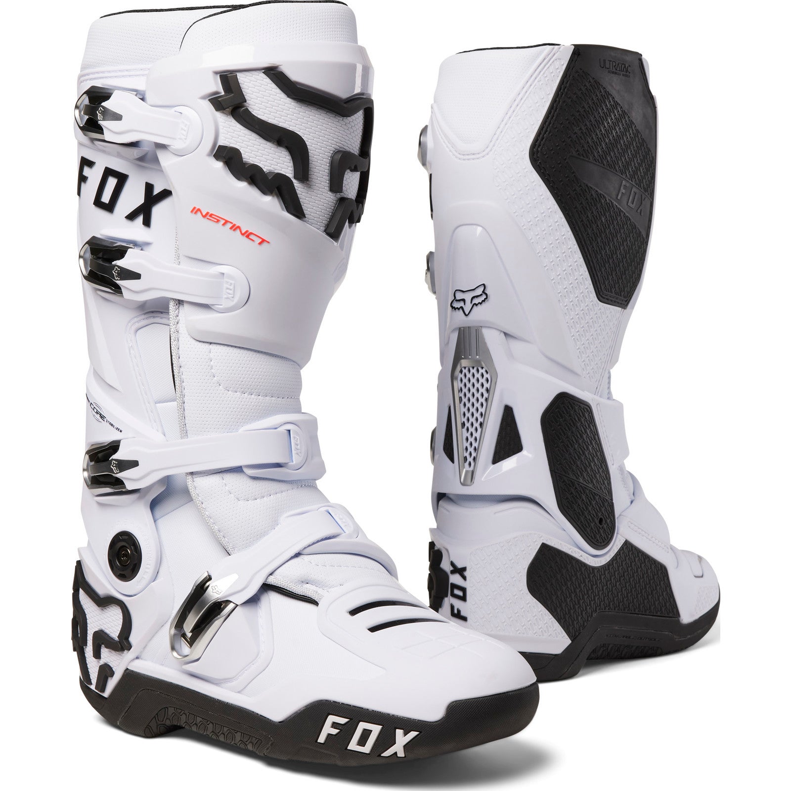 Fox Racing Instinct . Motocross Boots – White | . Fox Racing Instinct . Motocross Boots – White | .