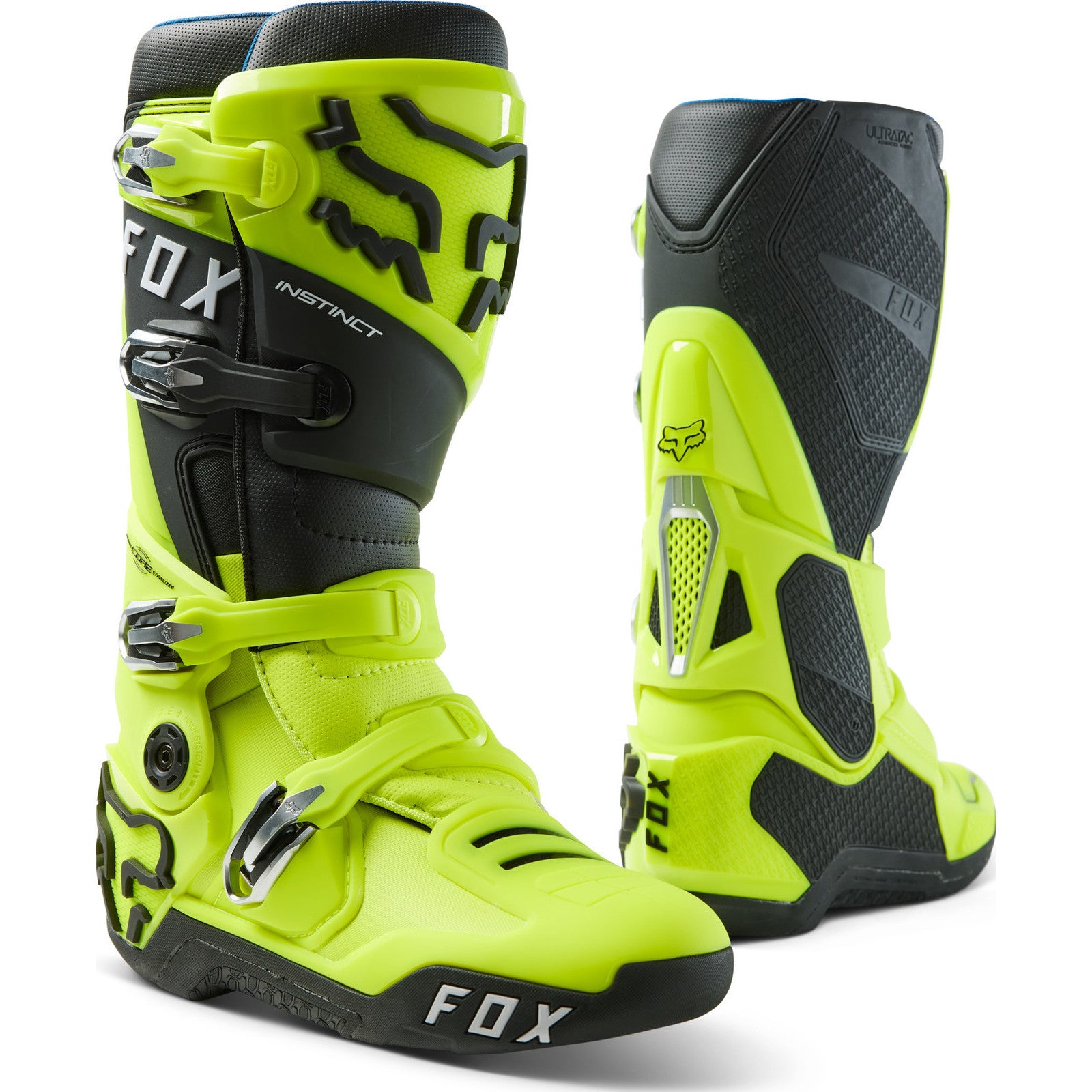 Fox Racing Instinct . Flo Yellow Motocross Boots – Flo Yellow . | Fox Racing Instinct . Flo Yellow Motocross Boots – Flo Yellow . |
