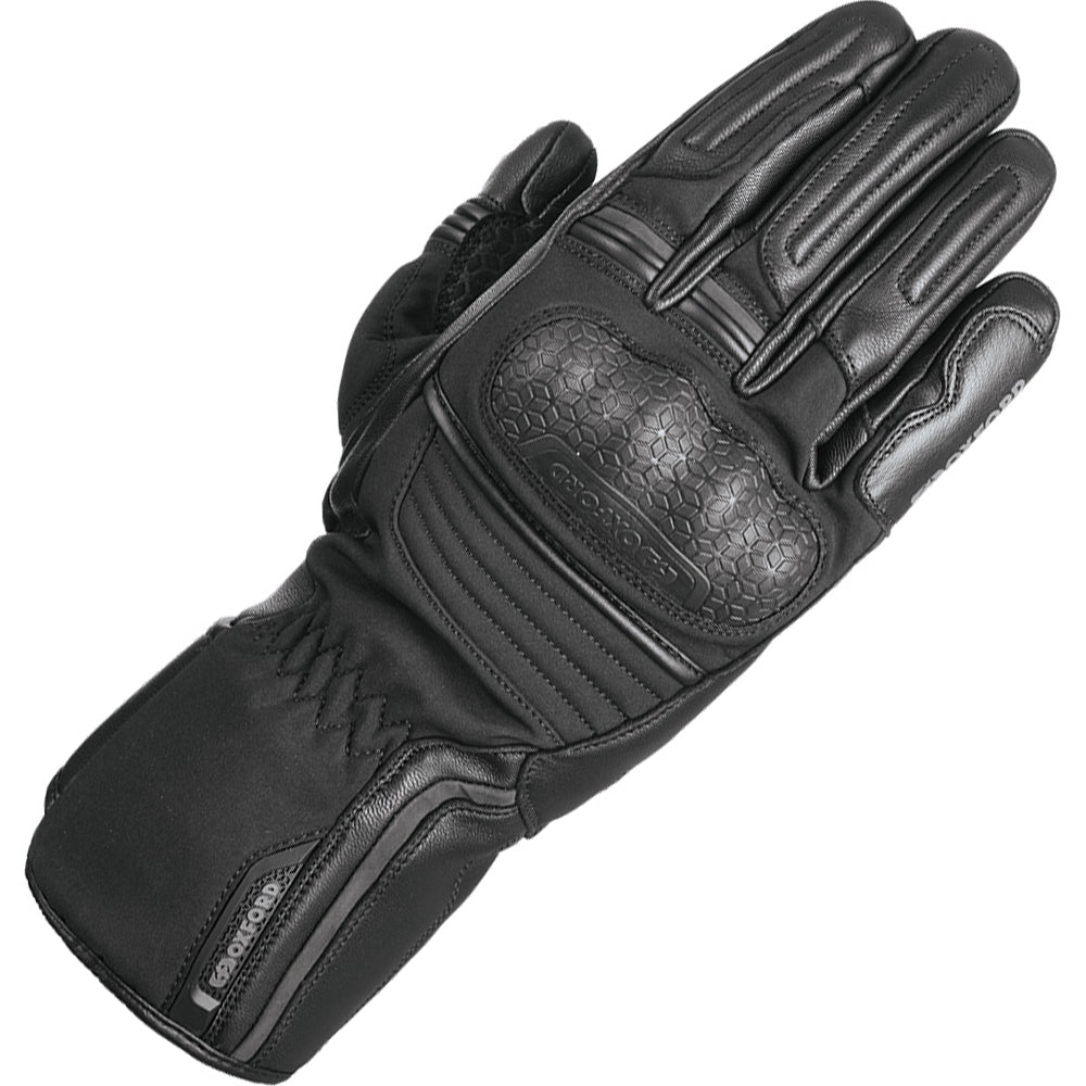 Oxford Hexham Motorcycle Gloves – Tech Black Oxford Hexham Motorcycle Gloves – Tech Black
