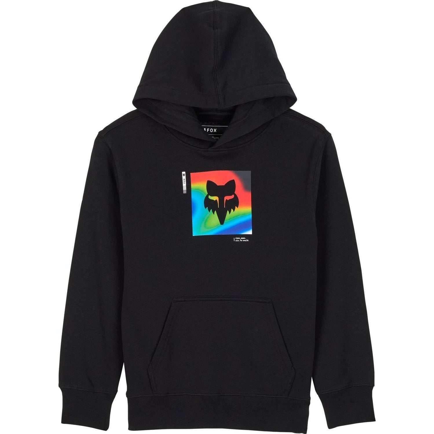 Fox Racing Scans Youth Fleece Pullover Hoodie – Black YS