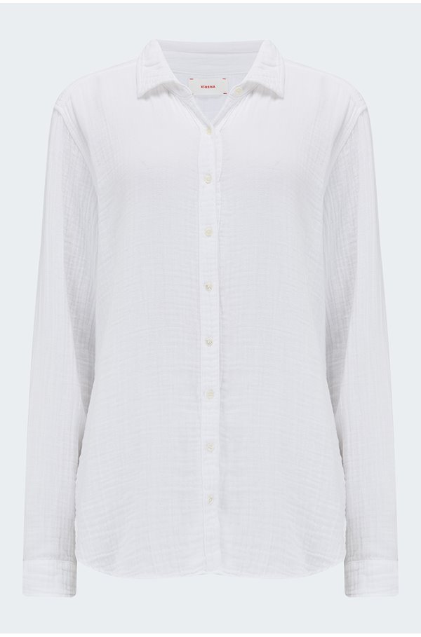 Xirena – Scout Shirt in White Xirena – Scout Shirt in White