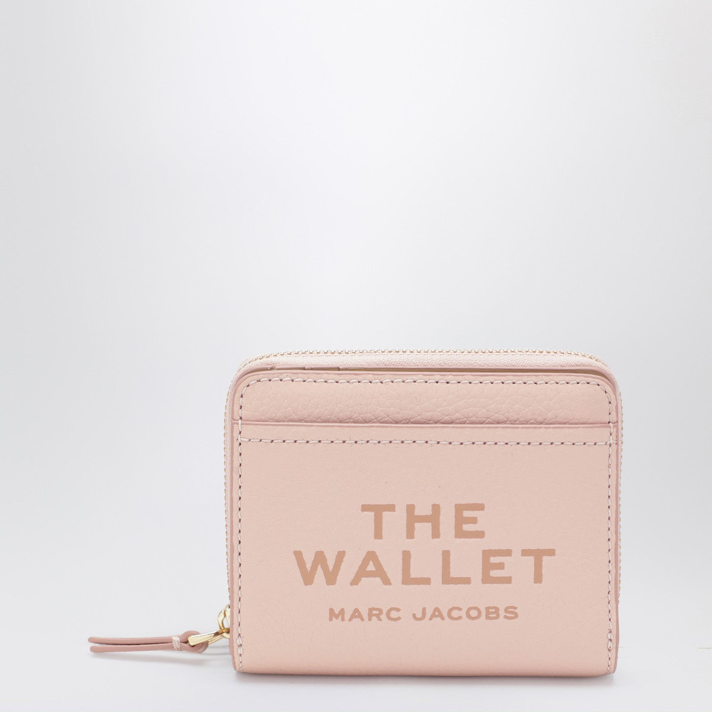 Mini pink full-grain leather wallet Mini pink full-grain leather wallet