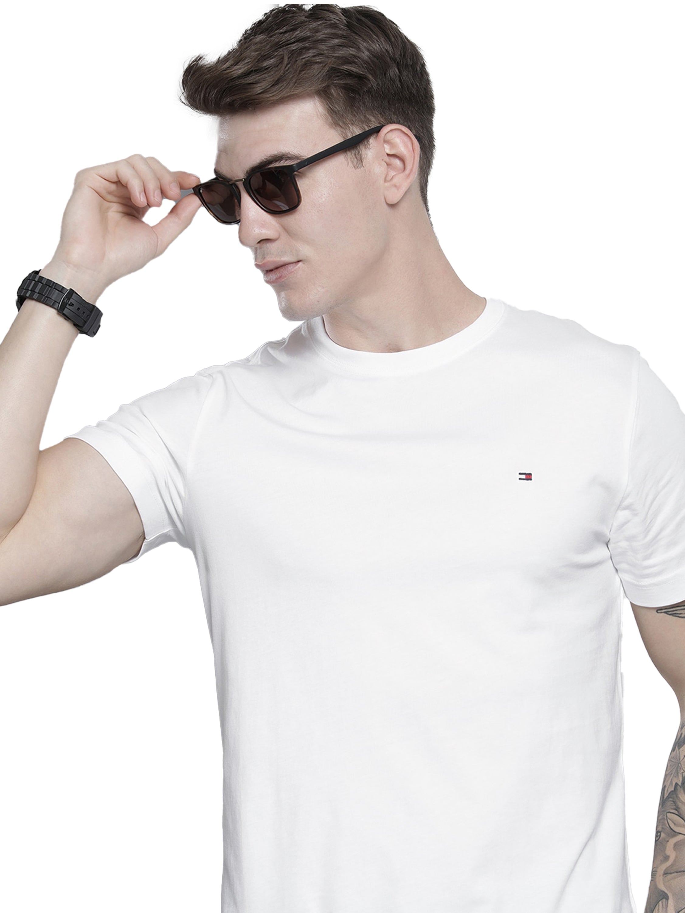 Tommy Hilfiger Mens T Shirt Core Slim Fit Crew Neck T Tommy Hilfiger Mens T Shirt Core Slim Fit Crew Neck T