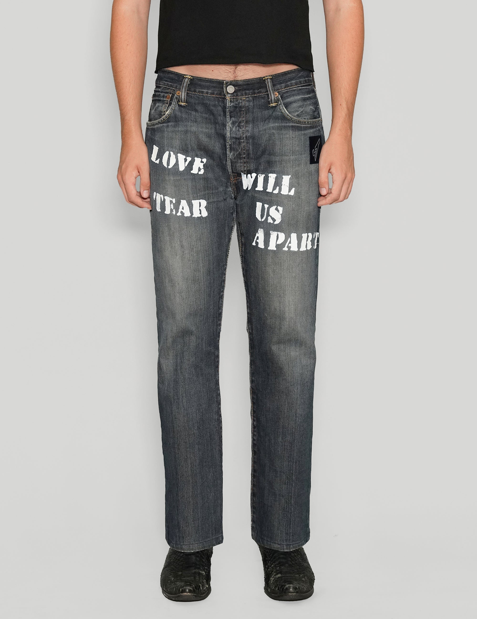 ‘Love Will Tear Us Apart’ Jeans in Indigo ‘Love Will Tear Us Apart’ Jeans in Indigo