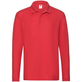 Fruit Of The Loom Premium men’s Polo shirt in Red Fruit Of The Loom Premium men’s Polo shirt in Red