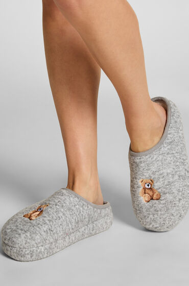 Hunkemöller Slippers Ivy Grey Hunkemöller Slippers Ivy Grey