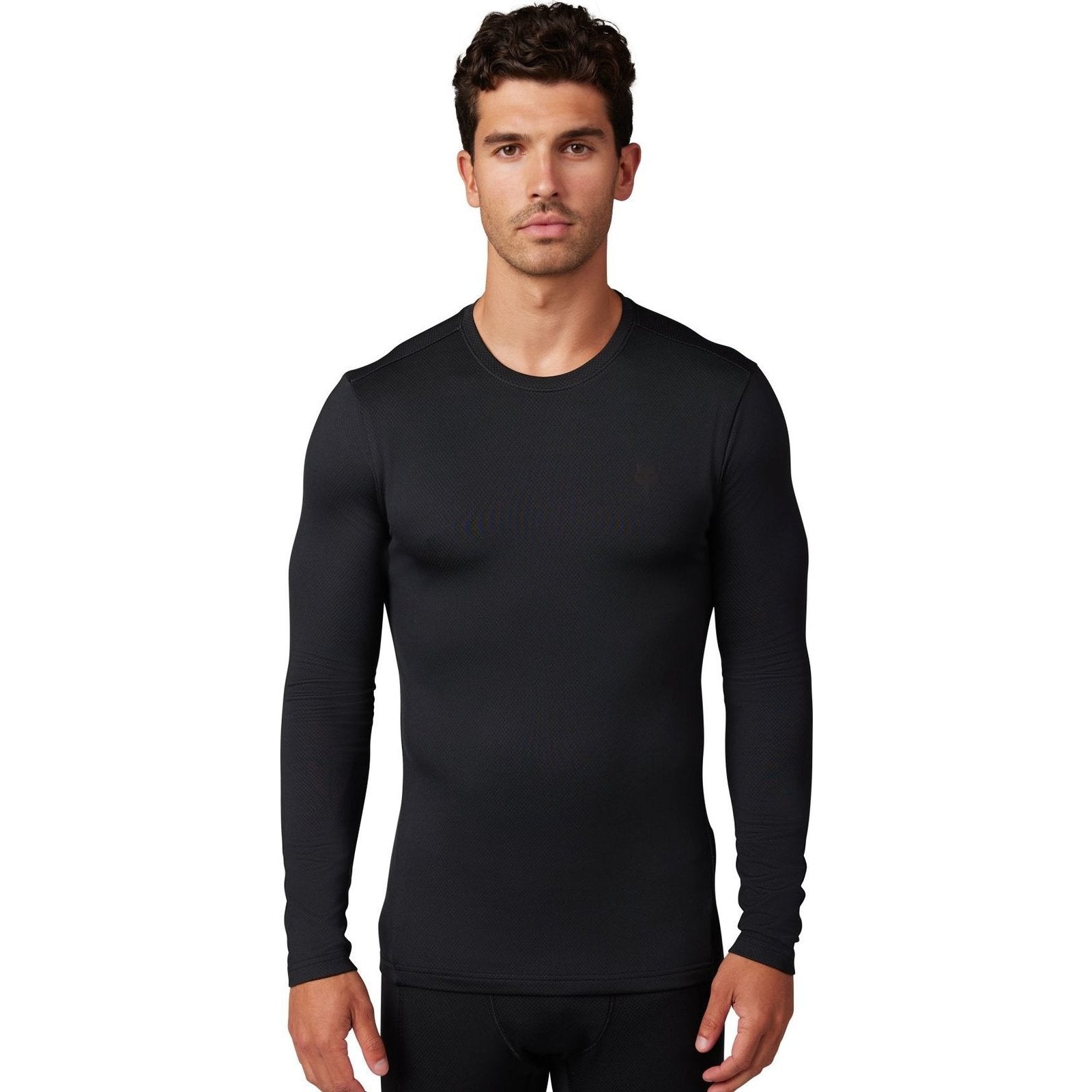 Fox Racing Tecbase Fire Long Sleeve Base Layer Shirt Fox Racing Tecbase Fire Long Sleeve Base Layer Shirt