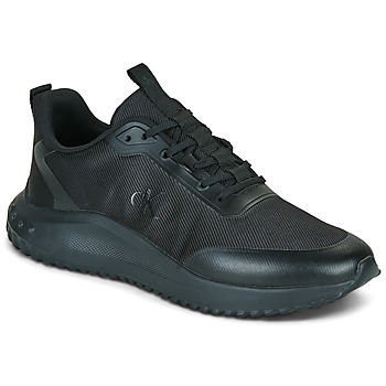Calvin Klein Jeans EVA RUNNER LACE UP MAT MIX men’s Shoes Trainers in Black Calvin Klein Jeans EVA RUNNER LACE UP MAT MIX men’s Shoes Trainers in Black