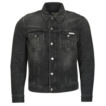 Calvin Klein Jeans KLEIN BLACK CLASSIC TRUCKER men’s Denim jacket in Black Calvin Klein Jeans KLEIN BLACK CLASSIC TRUCKER men’s Denim jacket in Black